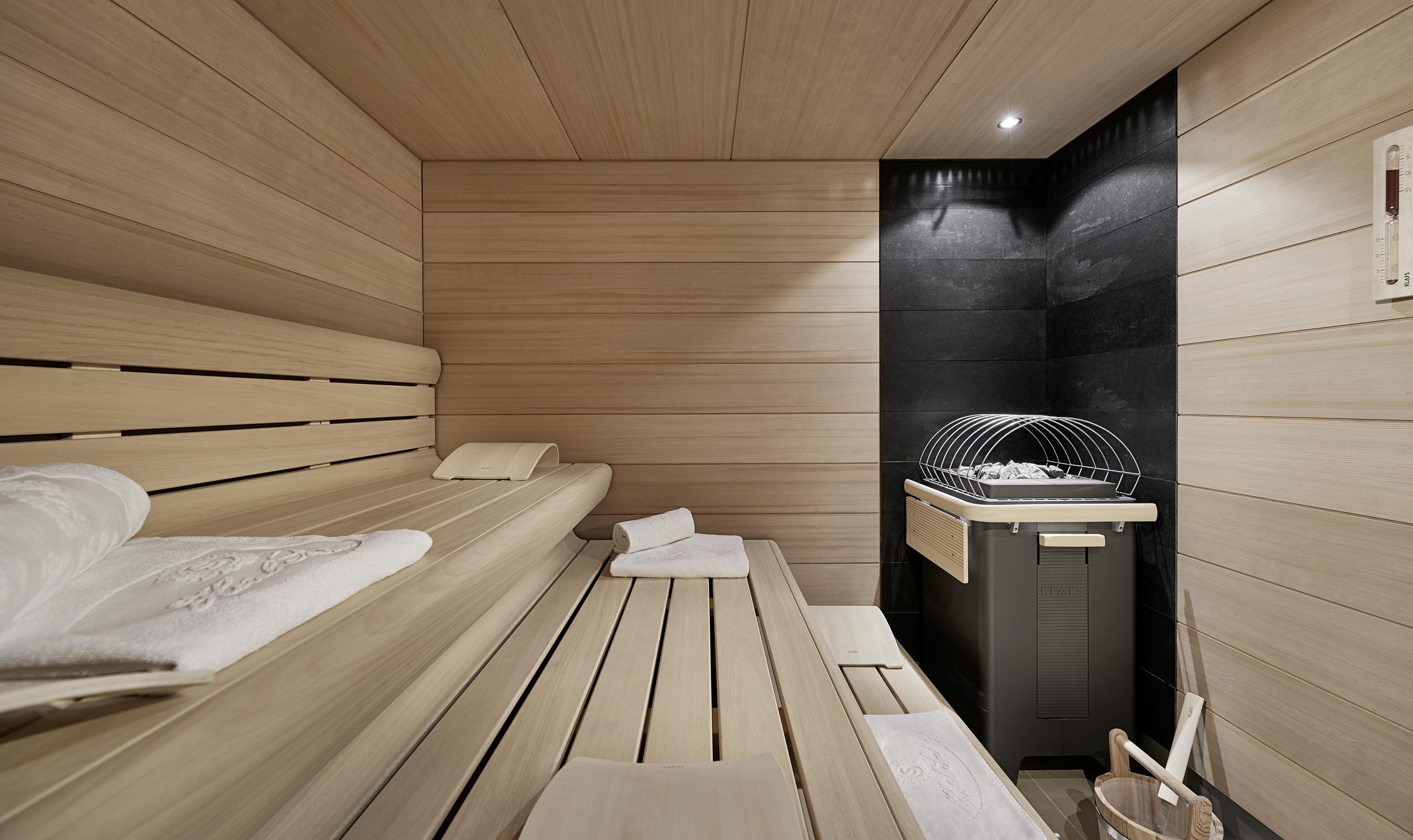 Hotel Sacher Salzburg Eksteriør billede A modern Finnish sauna