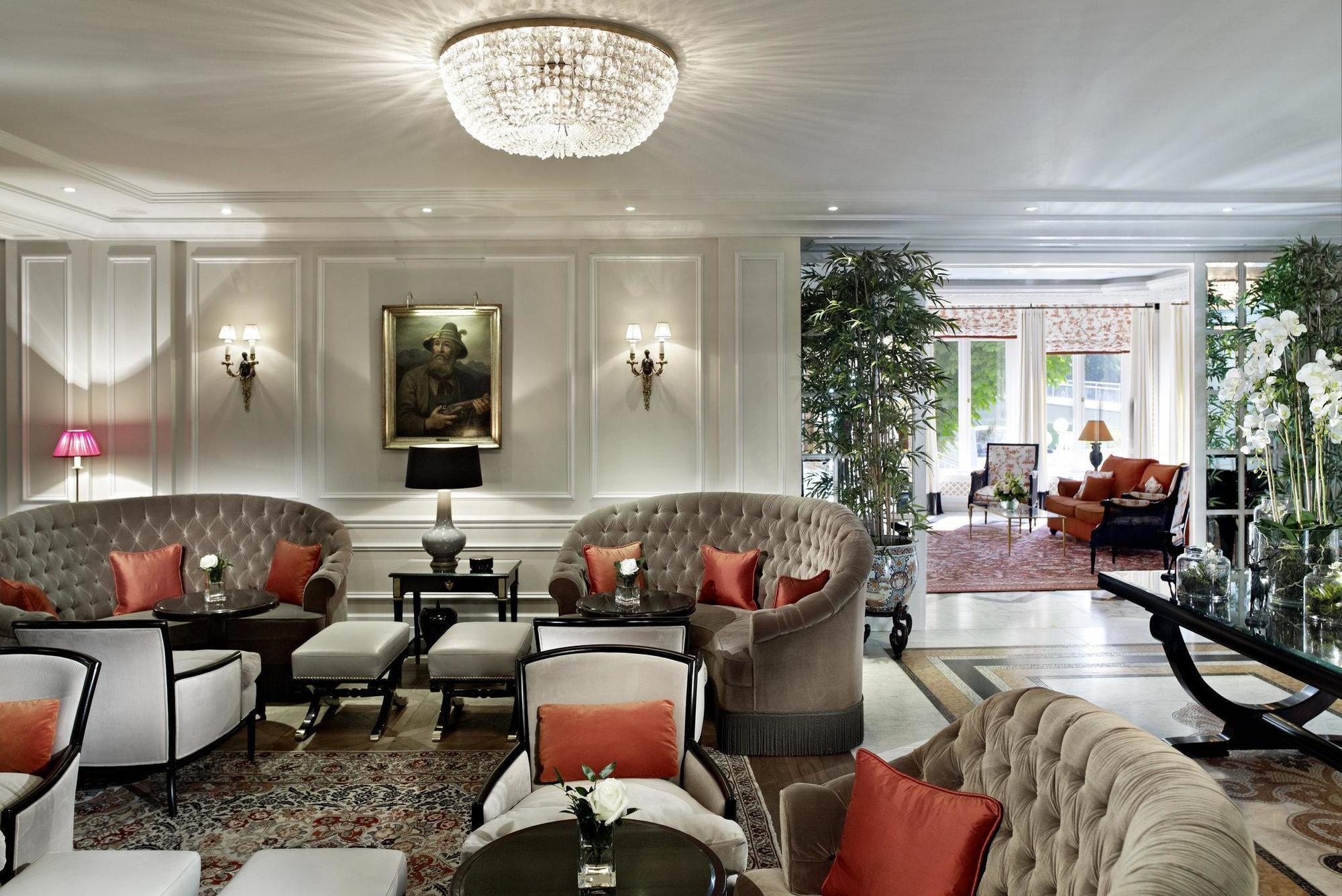 Hotel Sacher Salzburg Interiør billede The lobby